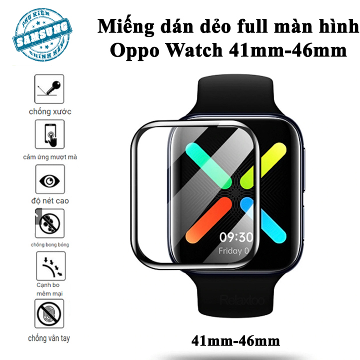 Cường lực dẻo đồng hồ thông minh Oppo Watch
