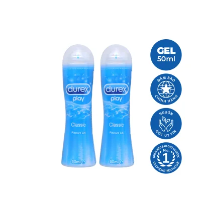 [HCM]COMBO 2 chai gel bôi trơn Durex Play Classic 50ml - Trơn mượt tự nhiên