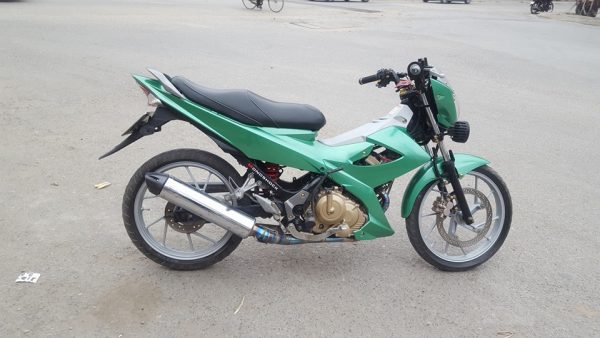 Sơn Samurai sơn xịt xe máy 1380 MÀU NGỌC BÍCH