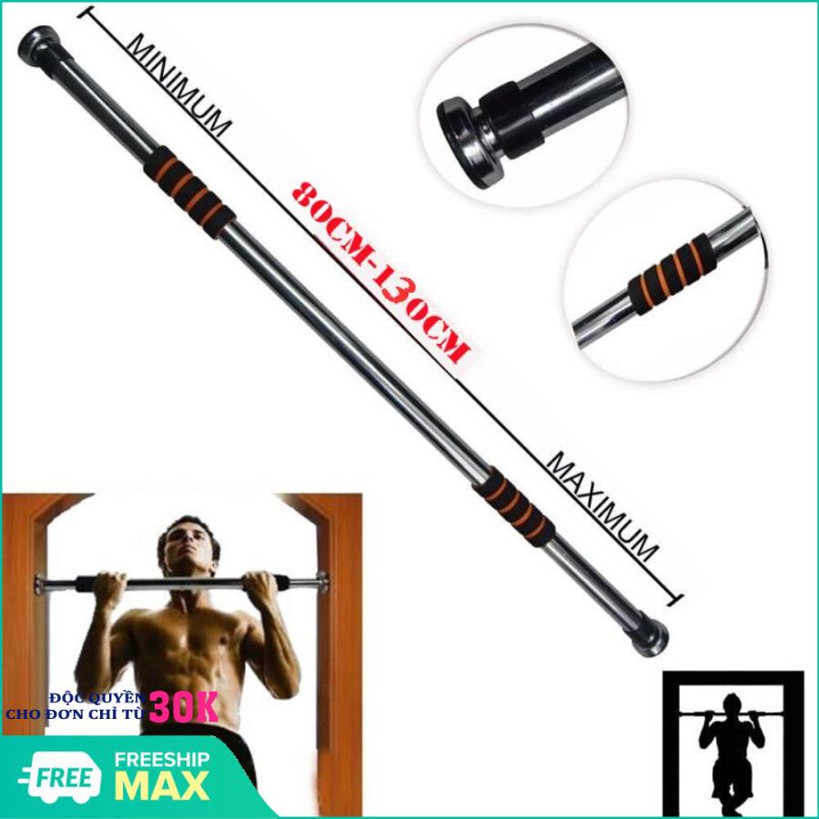 [LOẠI DÀY, XỊN] Xà Đơn Treo Tường 60 -100cm, 80-130cm - Xà đơn thông minh - Xà đơn treo tường gắn cửa chịu lực 180kg - Thanh tập xà đơn treo tường gắn cửa có thể tùy chỉnh độ dài tập gym tại nhà tăng cơ bắp
