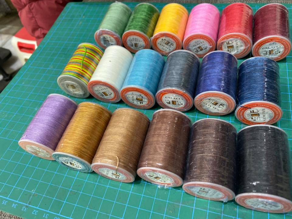 Chỉ sáp tròn khâu đồ da 0.45mm - dụng cụ phụ kiện làm đồ da handmade