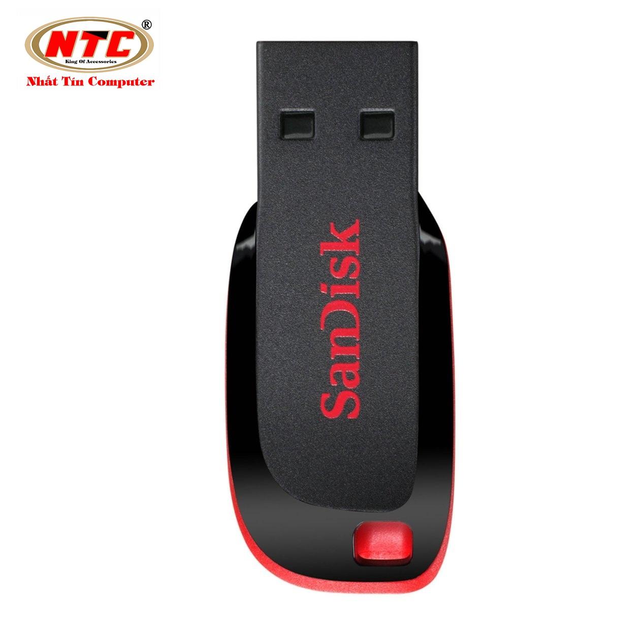 USB Sandisk Cruzer Blade CZ50 64GB (Đen) - Phụ Kiện 1986