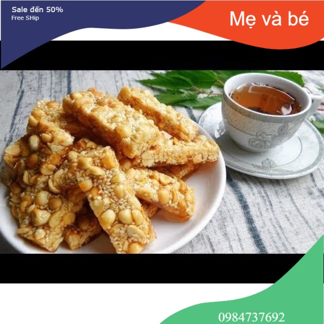 1Kg kẹo lạc truyền thống nhà làm giòn tan