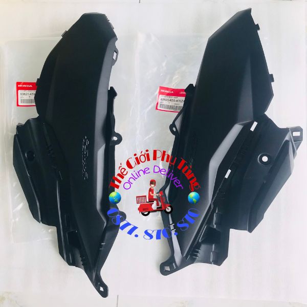 Nhựa nhám - cốp fi ốp gác chân vario - click 2018- 2021 zin honda thái lan - 83620-k59-a70za/ 83520-k59-a70za