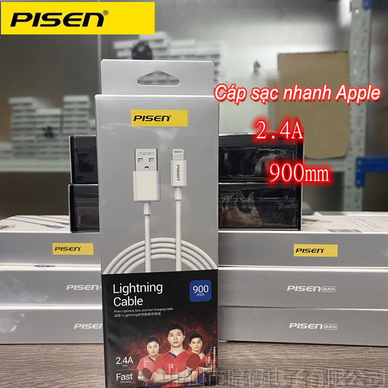 Cáp Sạc Pisen Cho IP 2.4A Chính hãng
