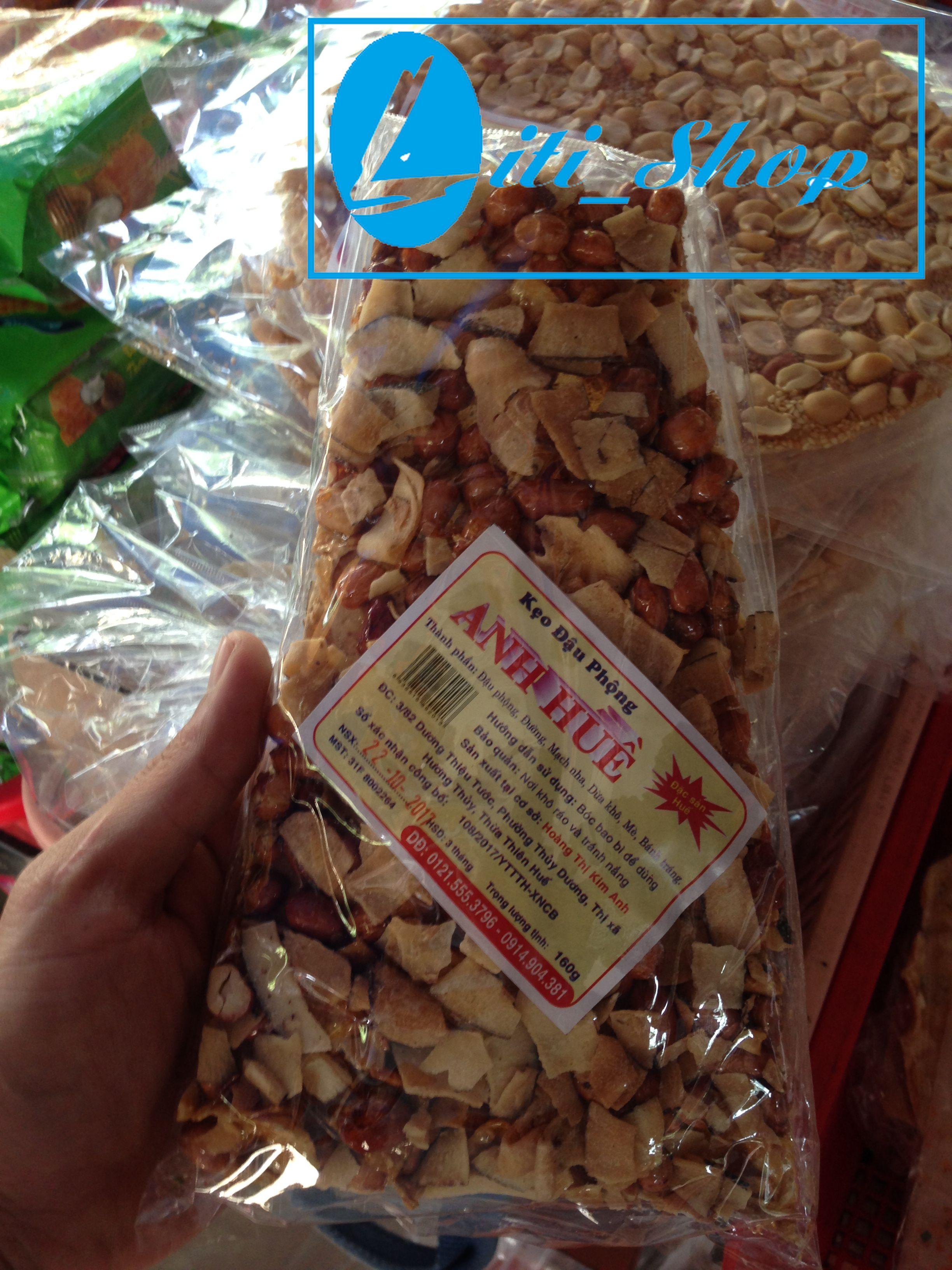 Kẹo đậu phọng Mạch nha-Dừa 160Gr