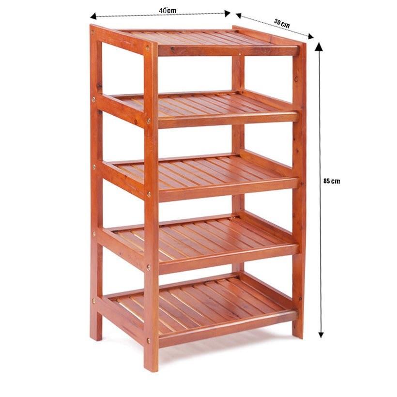 kệ dép 5 tầng rộng 40cm