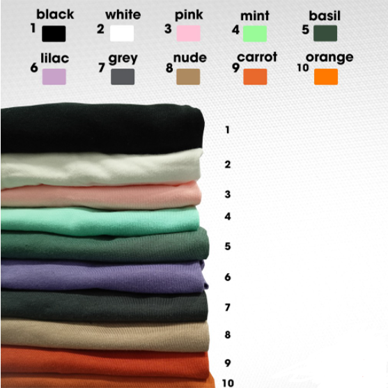 ÁO THUN TRƠN BASIC 100% COTTON ÚC - NHIỀU MÀU - MỀM MỊN MÁT
