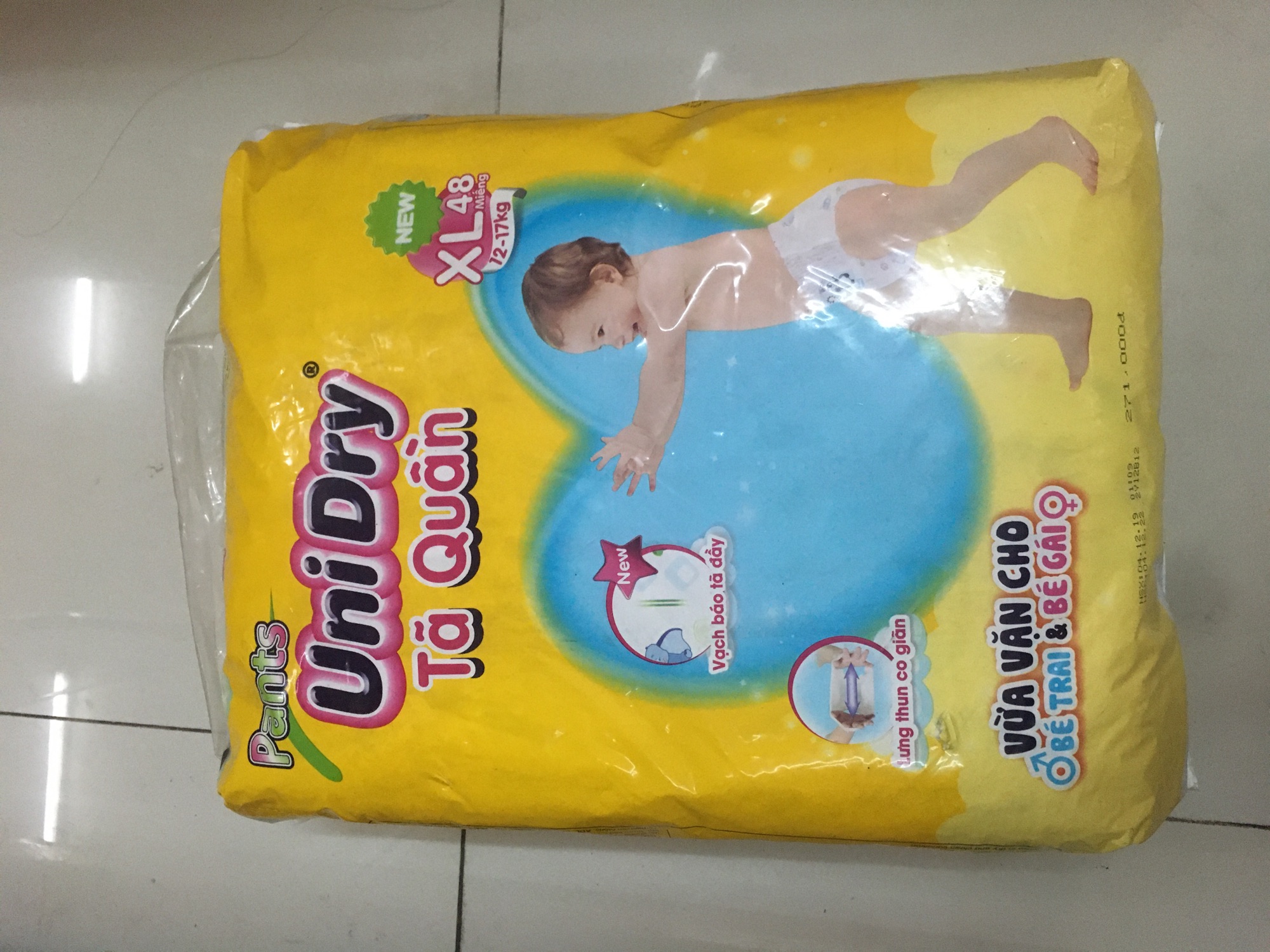 Tả quần Unidry XL48