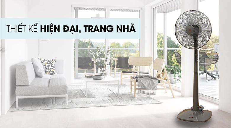 [HÀNG CHÍNH HÃNG] Quạt đứng KDK có điều khiển M40K (TGY/GY) Xám