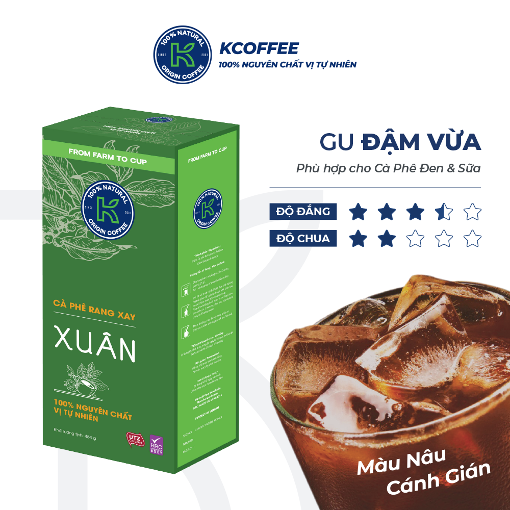 Combo 4 Hộp Cà Phê Rang Xay Xuân Hạ Thu Đông