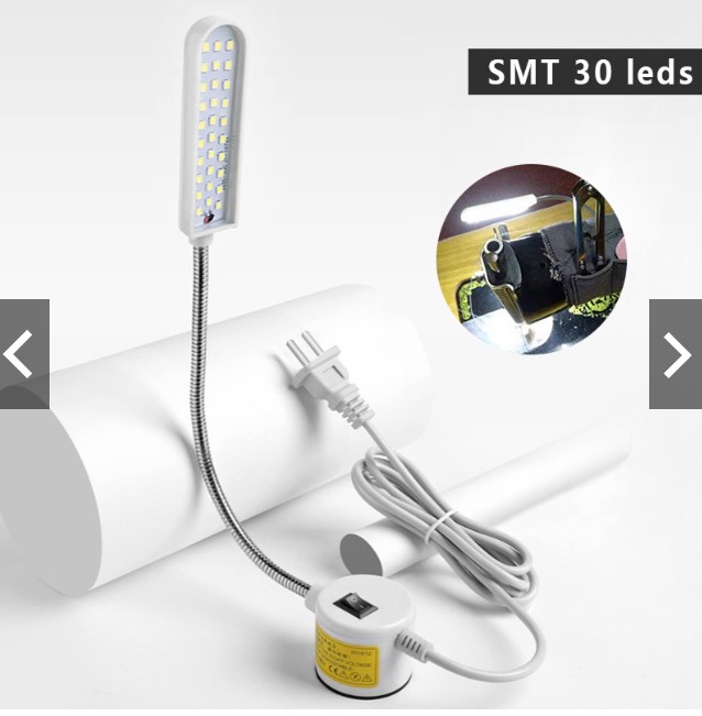Đèn máy may led công nghiệp nam châm - đèn led nam châm dùng cho máy may siêu sáng