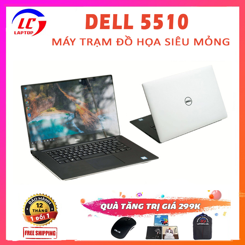 Laptop Đồ Họa, Máy Trạm Đồ Họa Chuyên Nghiệp Dell Precision 5510, i7-6820HQ, VGA NVIDIA Quadro M1000M-2G, Màn 15.6 FullHD IPS, Laptop Dell, Laptop i7
