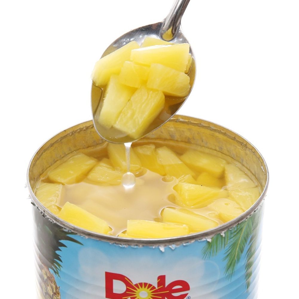 [HÀNG CÔNG TY NHẬP KHẨU] Dứa Tươi Cắt Khối Đóng Lon Dole 822gr