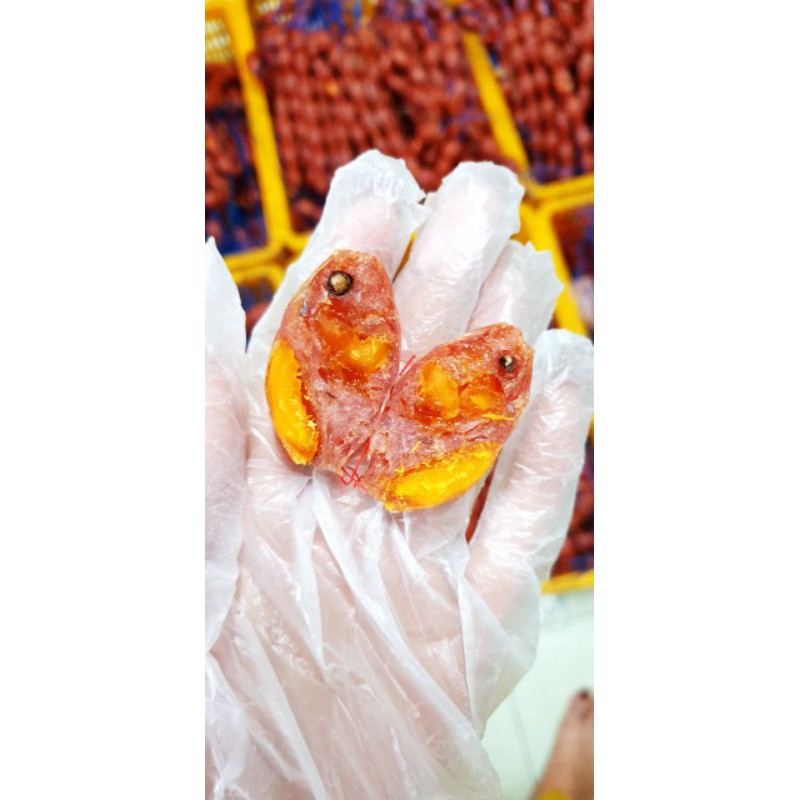 Lạp Xưởng Hồ Lô Trứng Muối 500Gr
