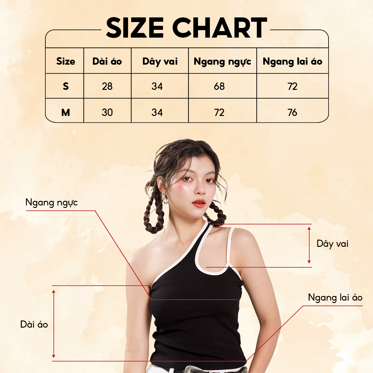 DOTTIE - Áo thun kiểu cut out - Đen- T0801