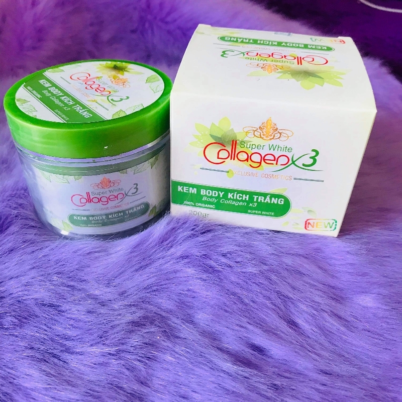 [HCM]Kem Body Kích Trắng Collagen X3