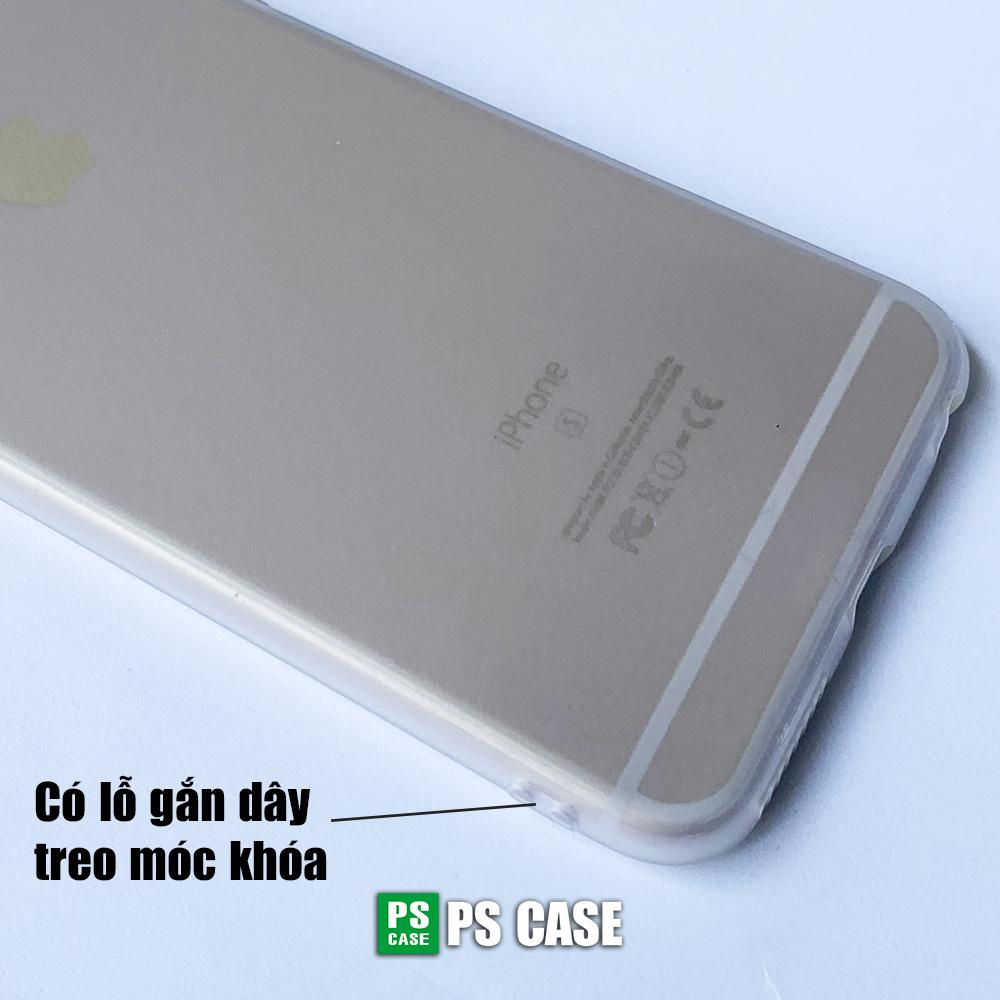 Ốp lưng viền dẻo trong sần nhám iPhone 6 Plus - iPhone 6s Plus- PS CASE phân phối