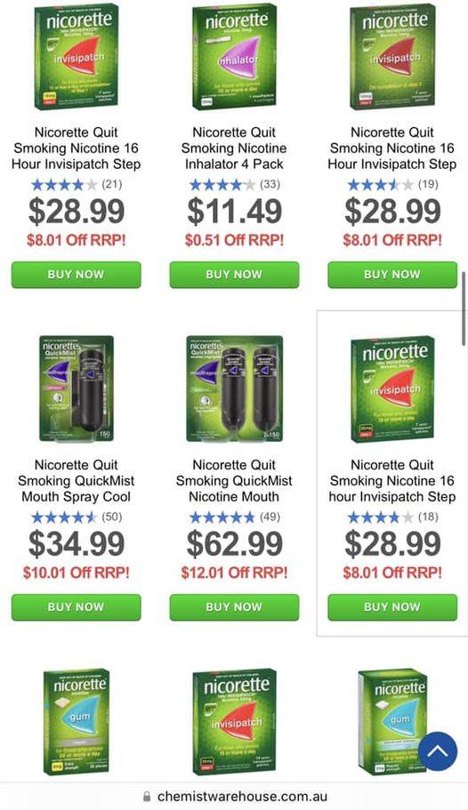 Nicorette Quickmist Spray Mouth Spray 2 Pack