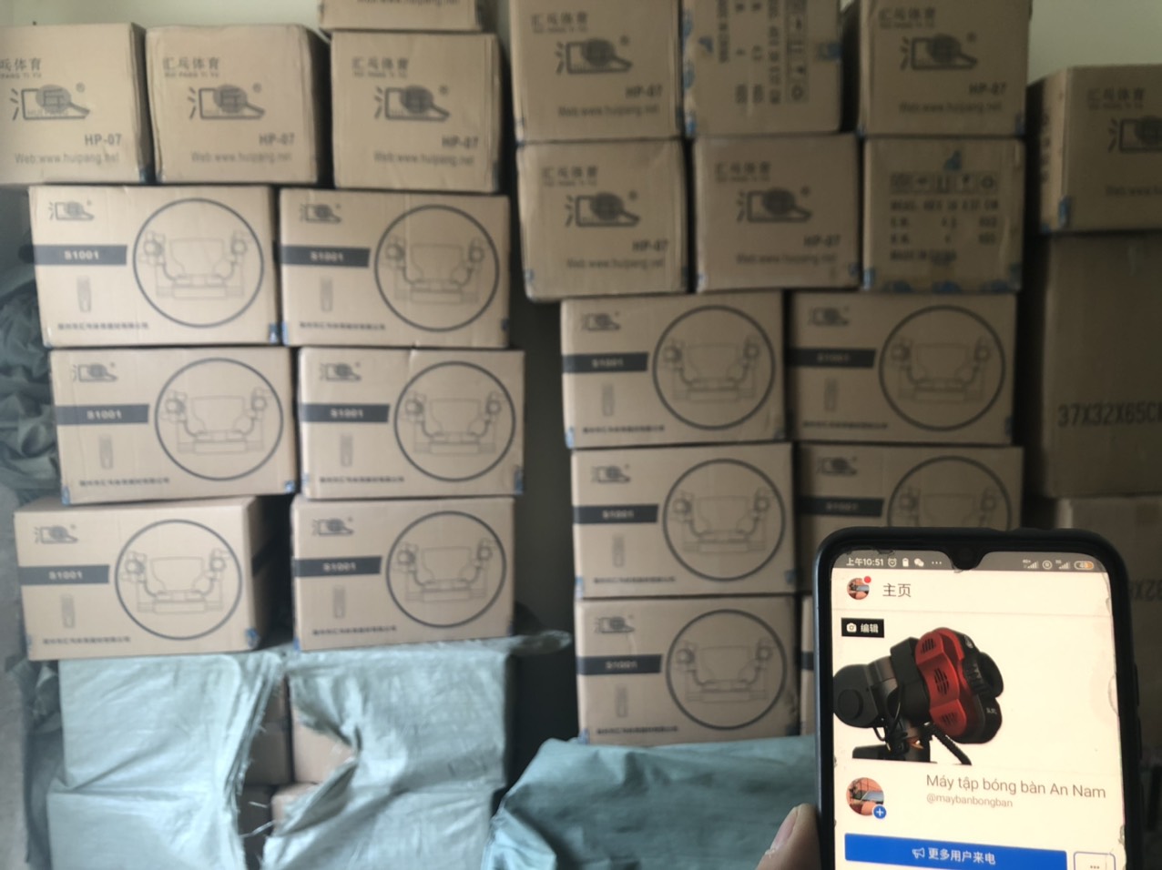 Máy bắng bóng bàn HP07 siêu phẩm giá bình dân