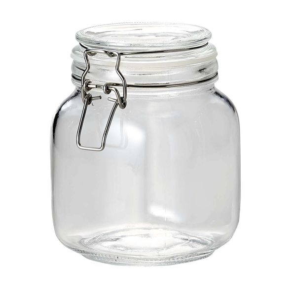Bình đựng thực phẩm thủy tinh có gioang silicon 1000ml