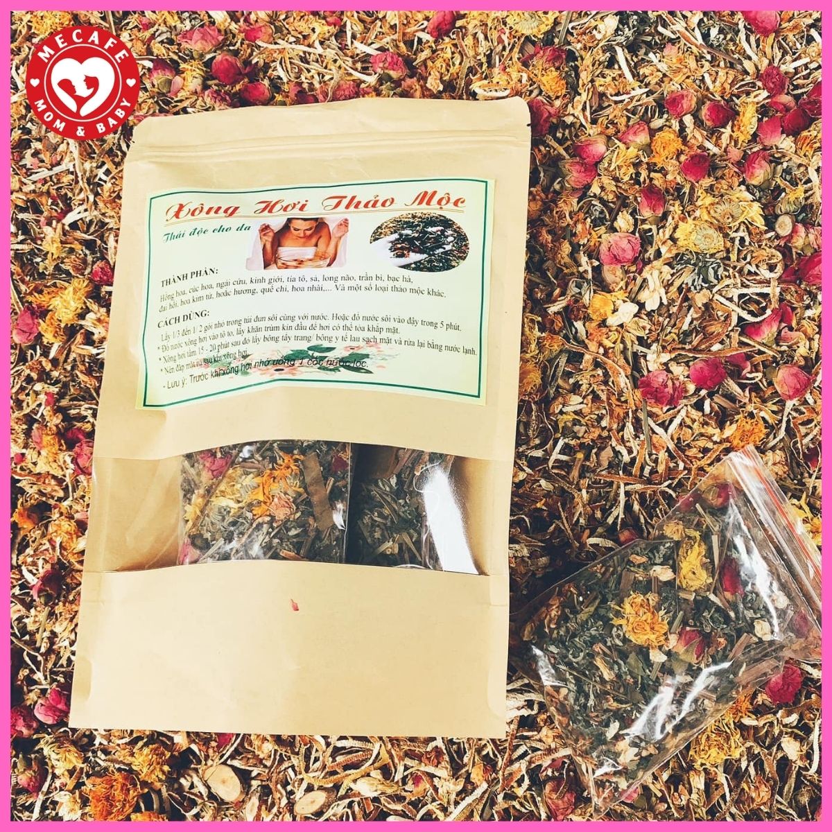 [HCM]Thảo mộc xông mặt sau sinh Handmade (12 lần xong)