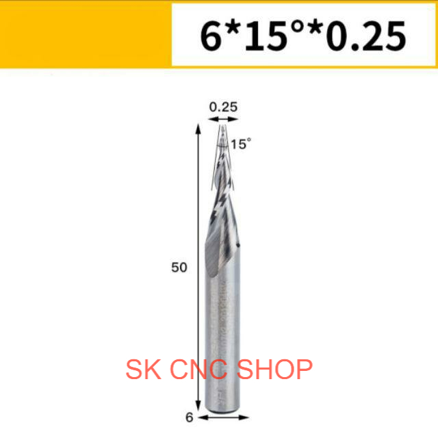Mũi dao CNC cầu chóp HRC55 - không phủ - SK CNC SHOP