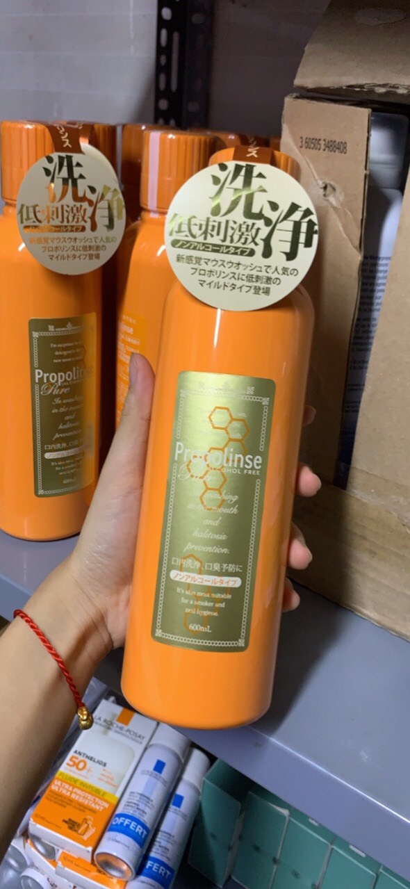 Nước súc miệng Propolise màu cam
