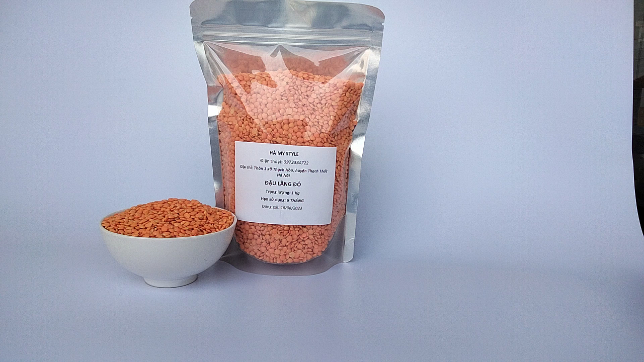 Đậu Lăng Đỏ nhập khẩu nguyên hạt túi 1Kg