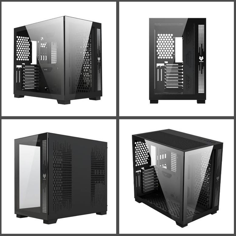 Vỏ Case Coolmoon Aosor Moon Place Pro (Mid Tower/Màu Đen)