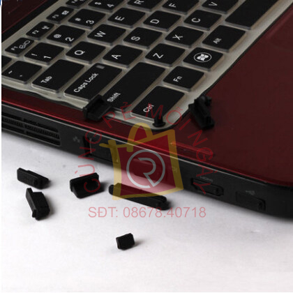 Bộ Nút Chống Bụi Silicon Cho Laptop, Macbook (16 Nút) có nút Type C