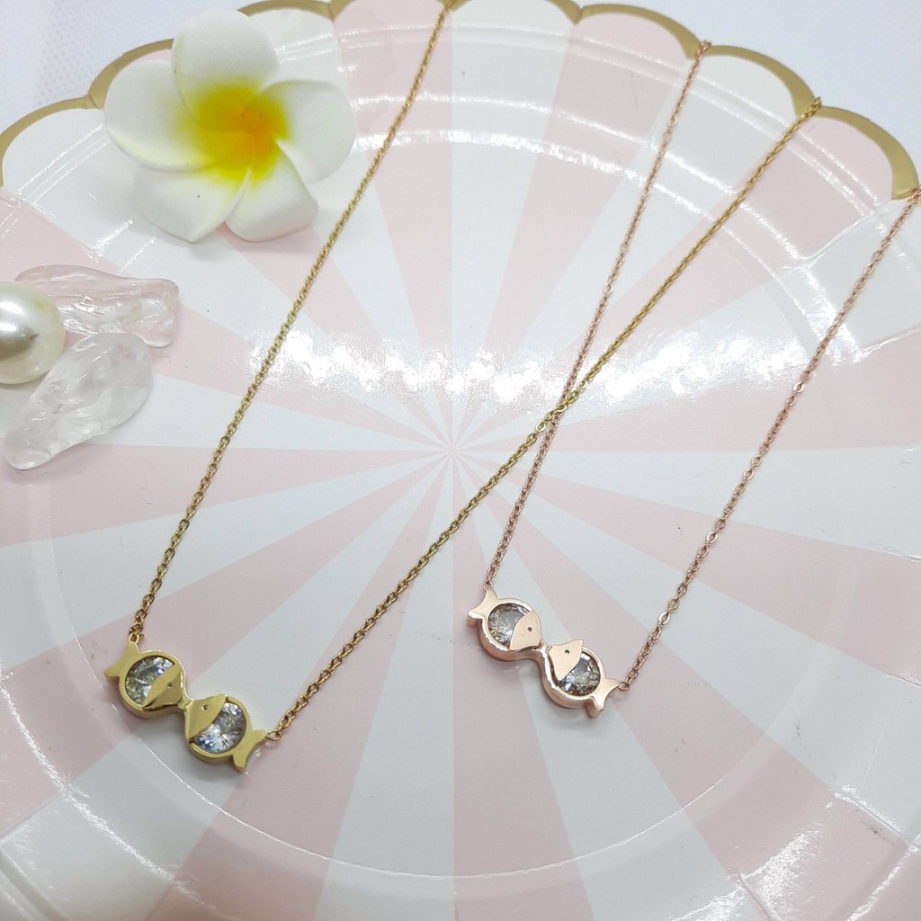 DÂY CHUYỀN TITAN CAO CẤP HÌNH CÁ CUTE