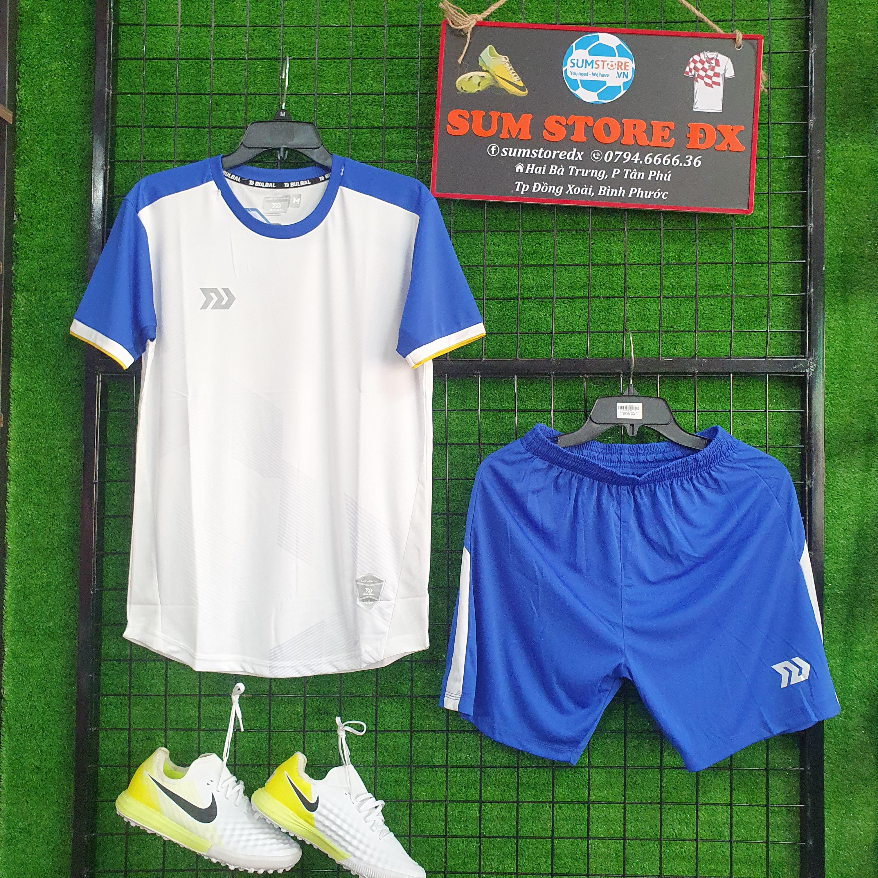 Bộ Quần Áo Bóng Đá Không Logo BulBal Predator 2 Trắng-Áo Đá Banh 2021 Mẫu Mới, Cực Đẹp
