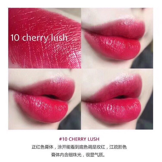 Son Tom Ford màu 10 Cherry Lush - Đỏ Hồng 