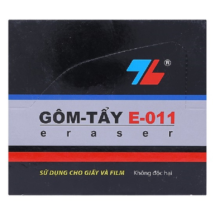 Gôm tẩy màu đen Thiên Long E-011