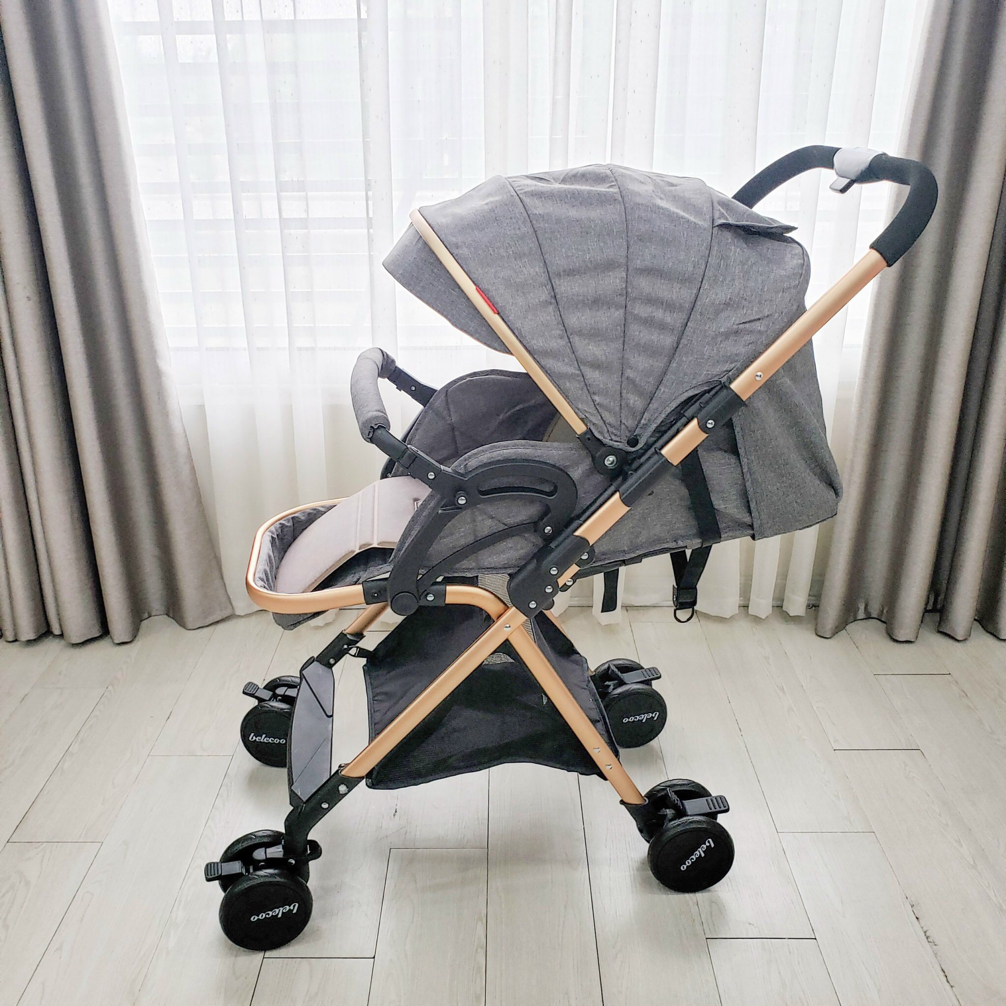 XE ĐẨY 2 CHIỀU 3 TƯ THẾ BELECOO CAO CẤP