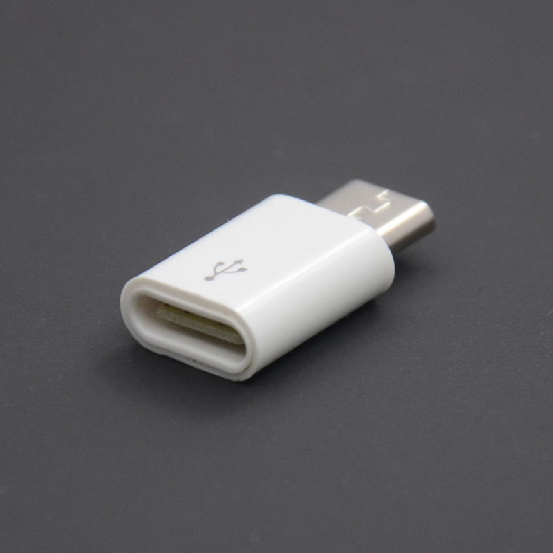 Bengzhar 1 đầu nối chuyển đổi đầu đực Type C sang Micro USB cho Bộ chuyển đổi điện thoại Android