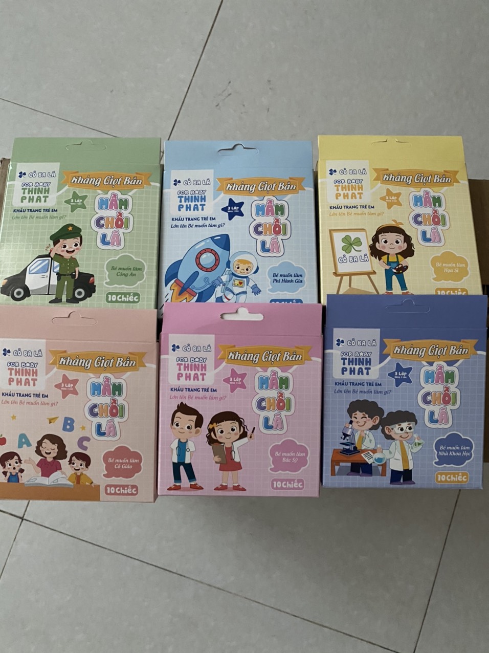 [HCM]Combo 2 Hộp 20 cái khẩu trang trẻ em