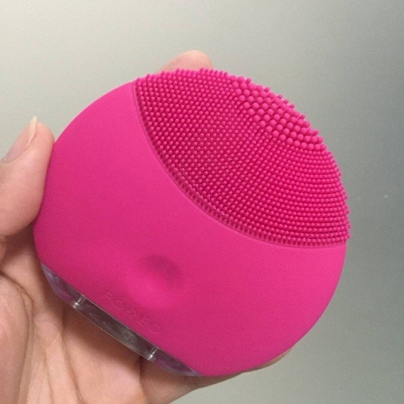 Máy rửa mặt Luna Mini 2 nhỏ gọn, massage mặt (Hồng)