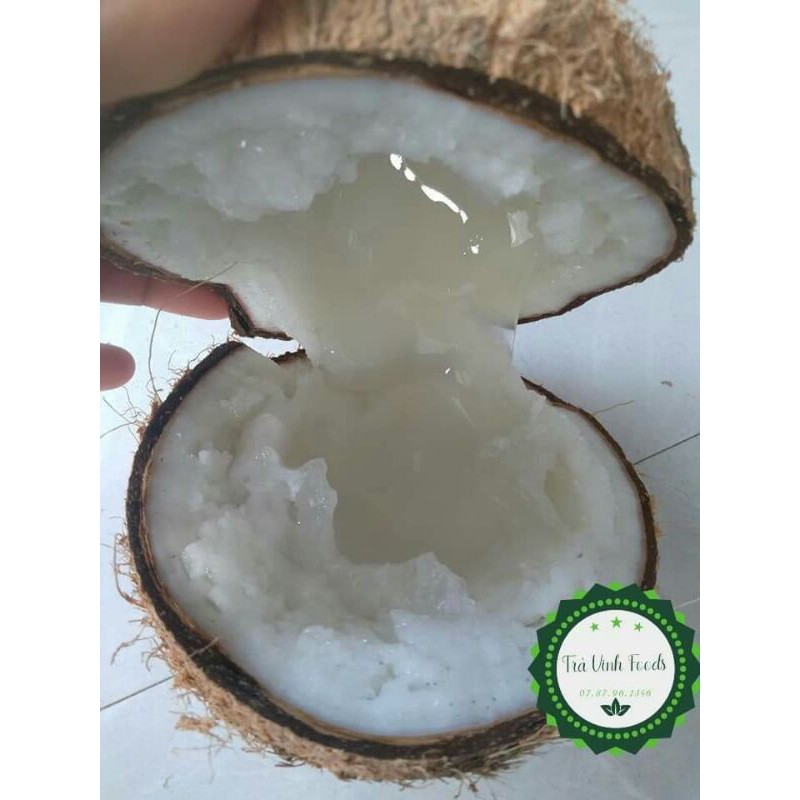 (Nhập RS0822 giảm 30k cho đơn 99k ) Dừa Sáp Đặc Biệt Trái 1-1.2kg
