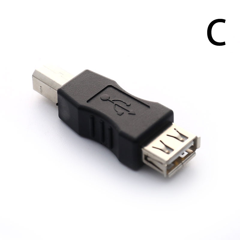 Ginni USB 2.0 type A Female to type B Male Printer Scanner Adapter Converter Connector
