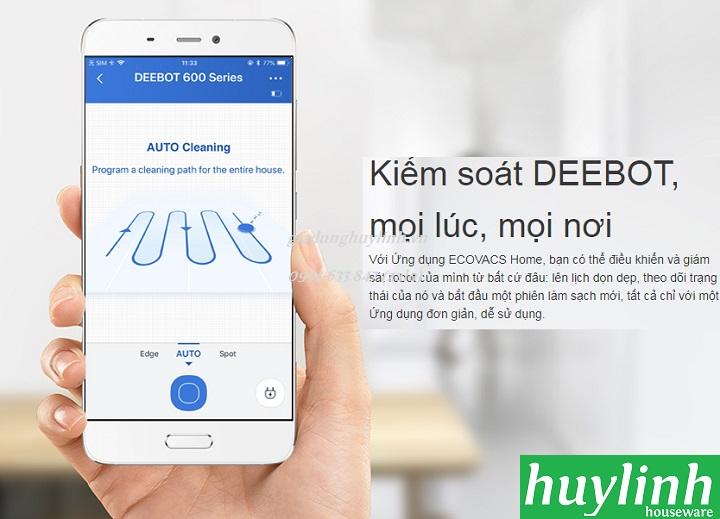 [HCM][Trả góp 0%]Robot hút bụi thông minh Ecovacs Robotics Deebot 600