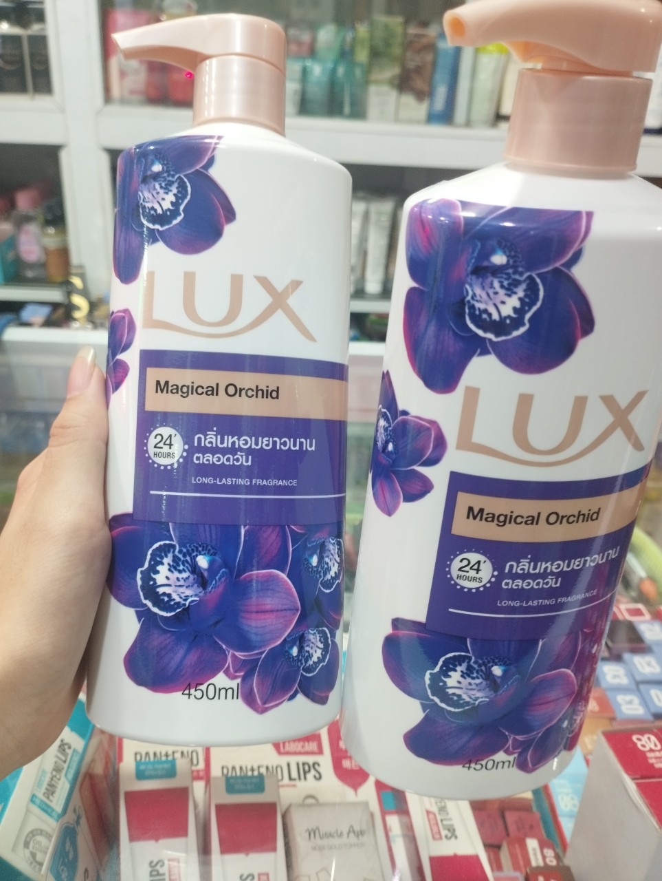 [ Nguyên set] Sữa Tắm Lux Botanicals 570g + sữa tắm Lux Hương Cúc Tana 350g