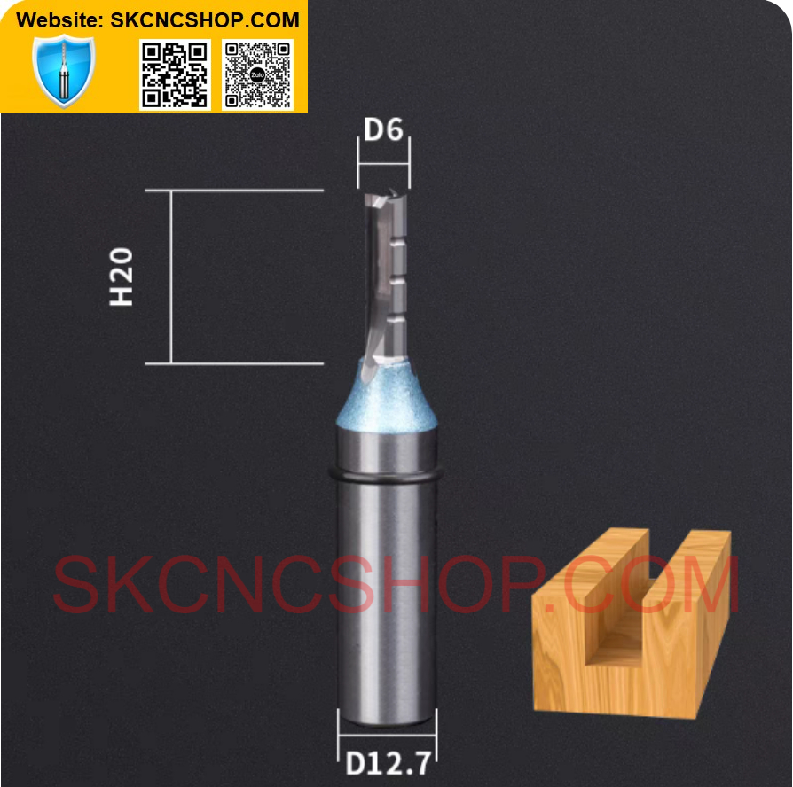 Mũi dao CNC 3 lưỡi 3 cạnh TCT - chất lượng thép cao cấp - SK CNC SHOP