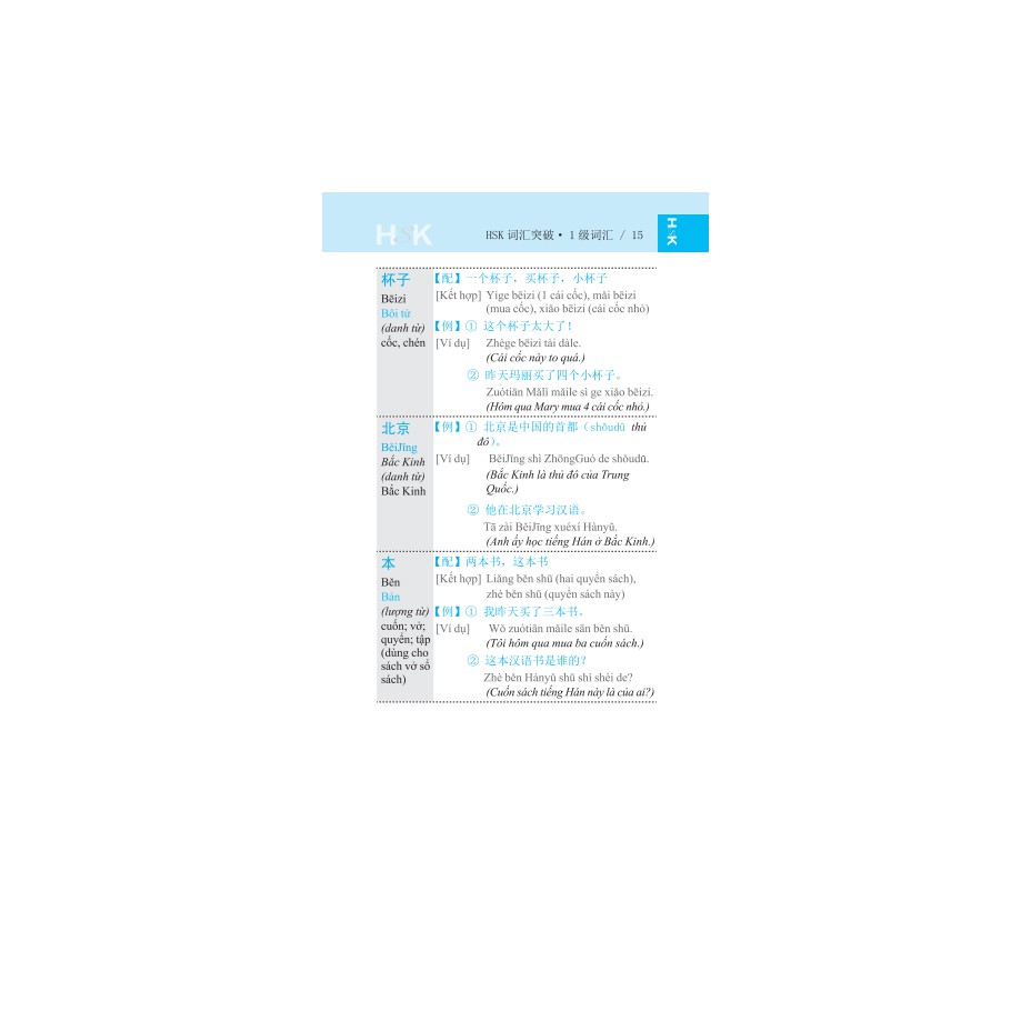 Vocabulary Khám Phá Từ Vựng Hsk - Cấp 1~3