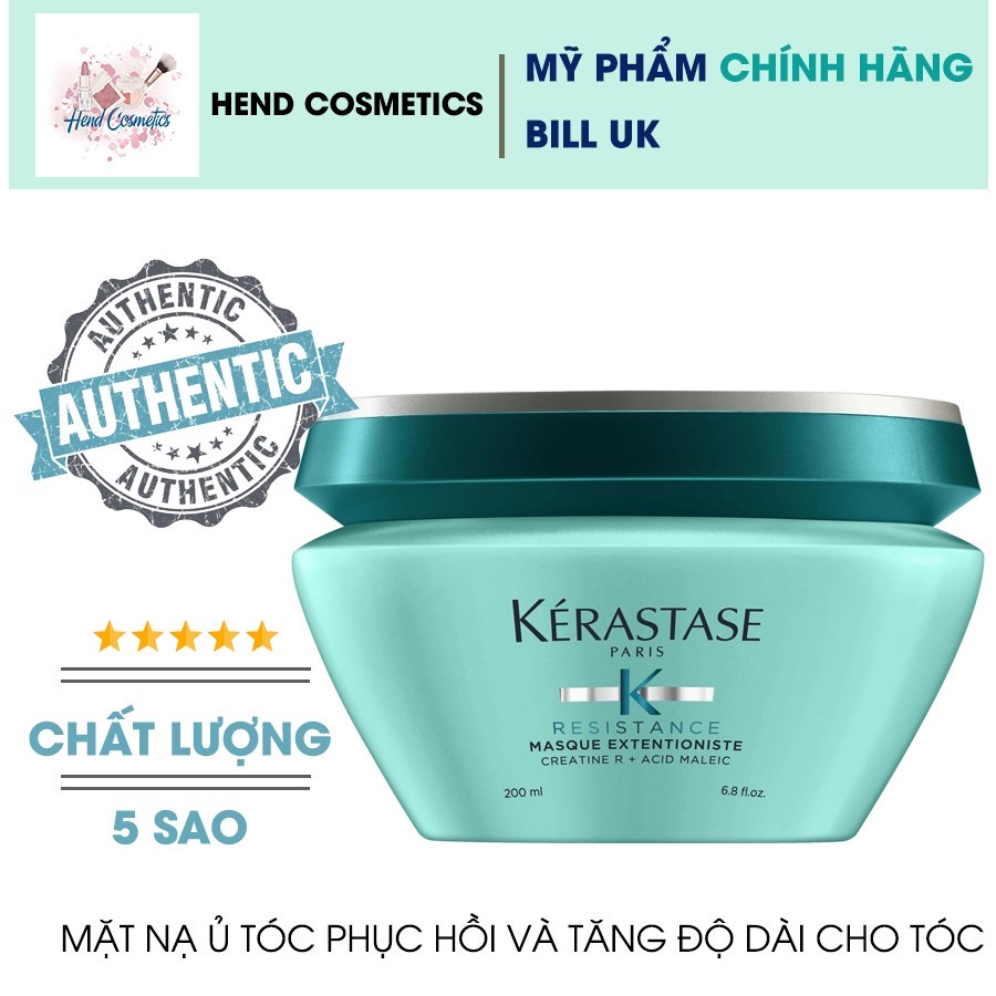 Mặt nạ ủ tóc phục hồi tóc hư tổn và dài nhanh hơn Kerastase Resistance Extentioniste Masque