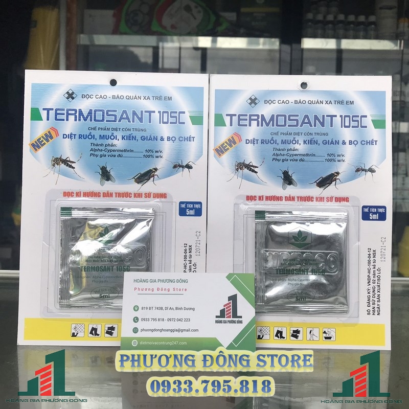 Thuốc diệt muỗi và côn trùng TERMOSANT 10SC - 5ML