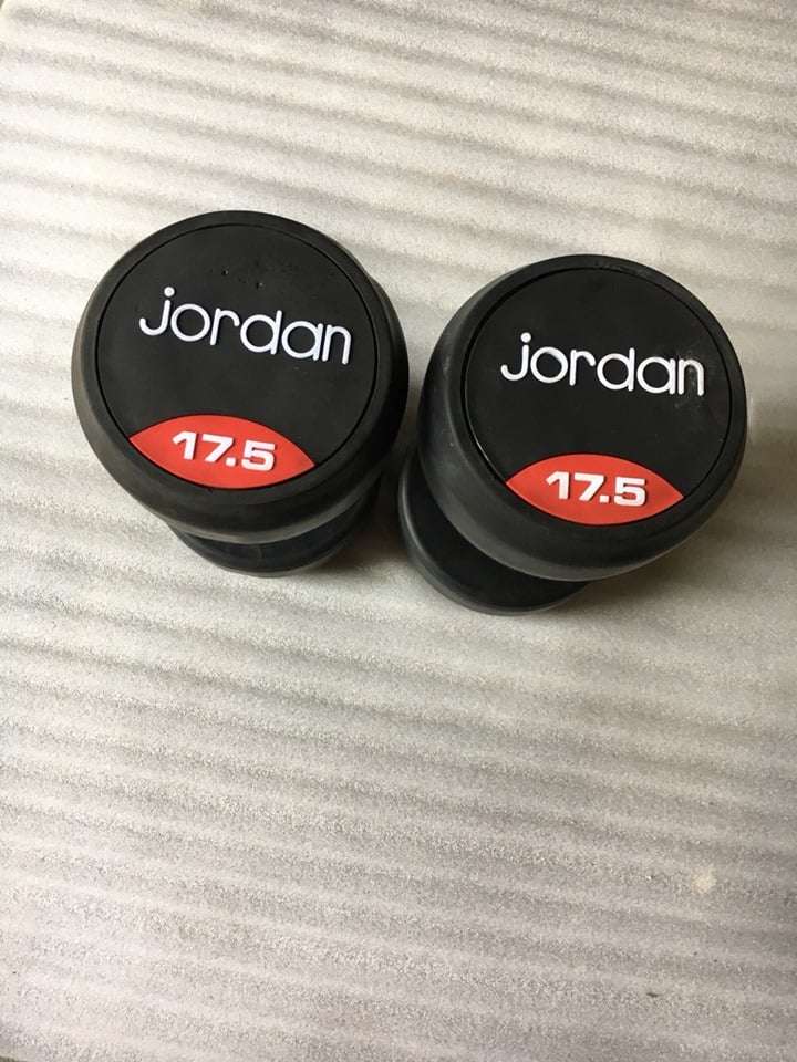 [HCM]TẠ TAY BỌC CAO SU JORDAN 17.5KG (1 ĐÔI)