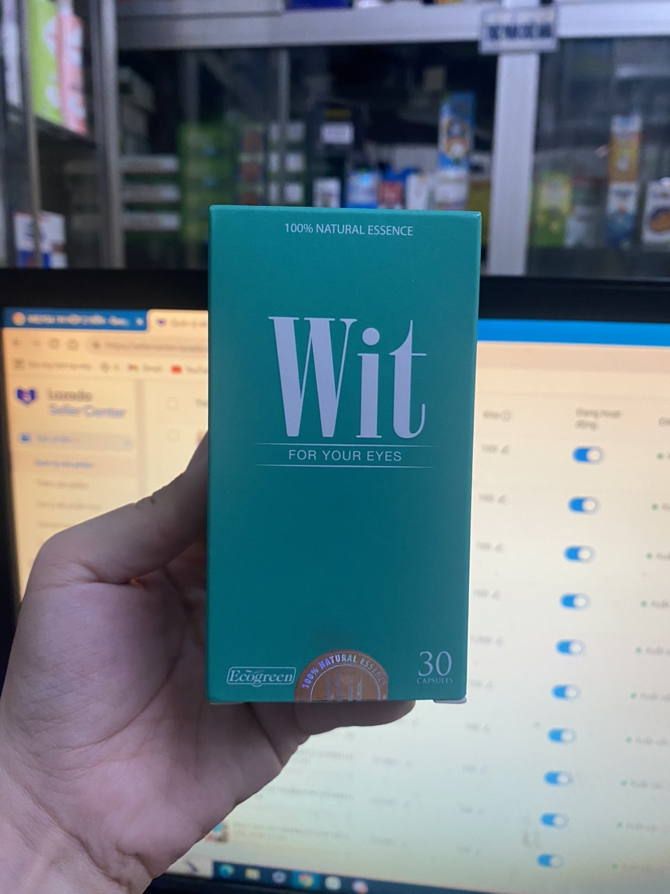 BẢO VỆ MẮT WIT ECOGREEN HỘ 30 VIÊN