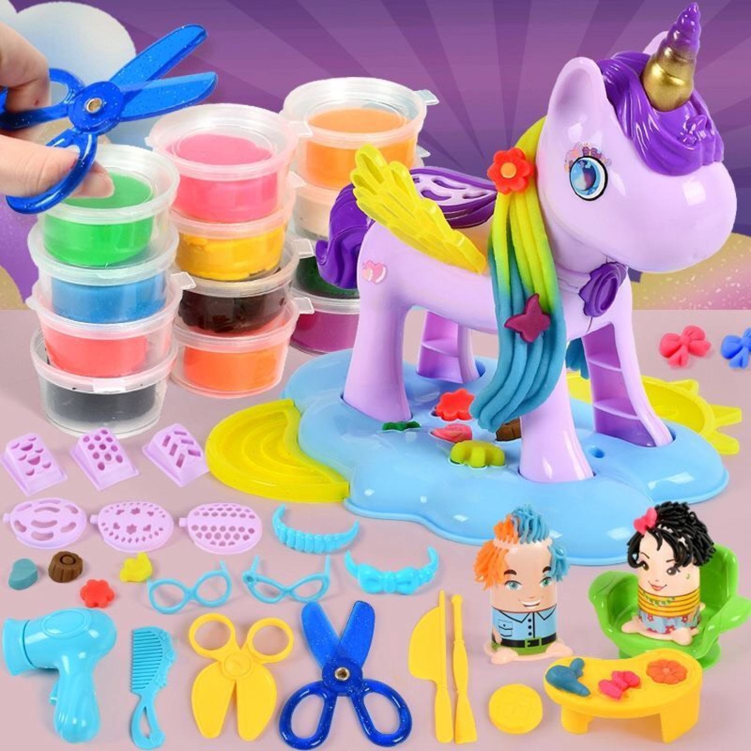 Set đất nặn ngựa Pony- đất sét trẻ em Mh: B0315